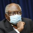 U.S. House Oversight Committee member wearing a mask during a session. U.S. House Oversight Committee member wearing a mask during a session.