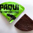 Paqui One Chip Challenge packaging with a single chip displayed beside it. Paqui One Chip Challenge packaging with a single chip displayed beside it.