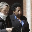 Niki Williams, a former exam administrator, leaving court after being sentenced for her involvement in the college admissions scandal. Niki Williams, a former exam administrator, leaving court after being sentenced for her involvement in the college admissions scandal.