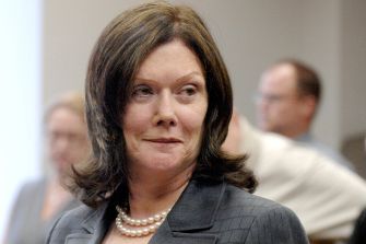 Attorney Kathleen Zellner in a courtroom setting, known for her work on high-profile cases.