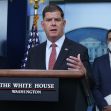 Secretary of Labor Marty Walsh speaks during a news conference at the White House in Washington