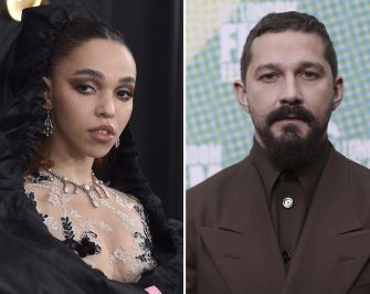 FKA Twigs and Shia LaBeouf, who were previously in a relationship, are shown separately in this image.