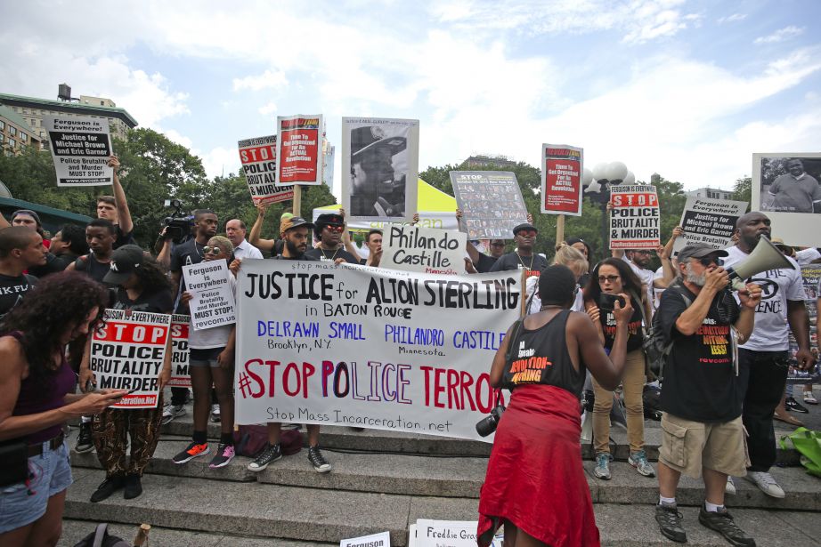 Justice for Alton Sterling Protest Sign