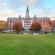 Harvard University campus featuring historic buildings and autumn foliage. Harvard University campus featuring historic buildings and autumn foliage.