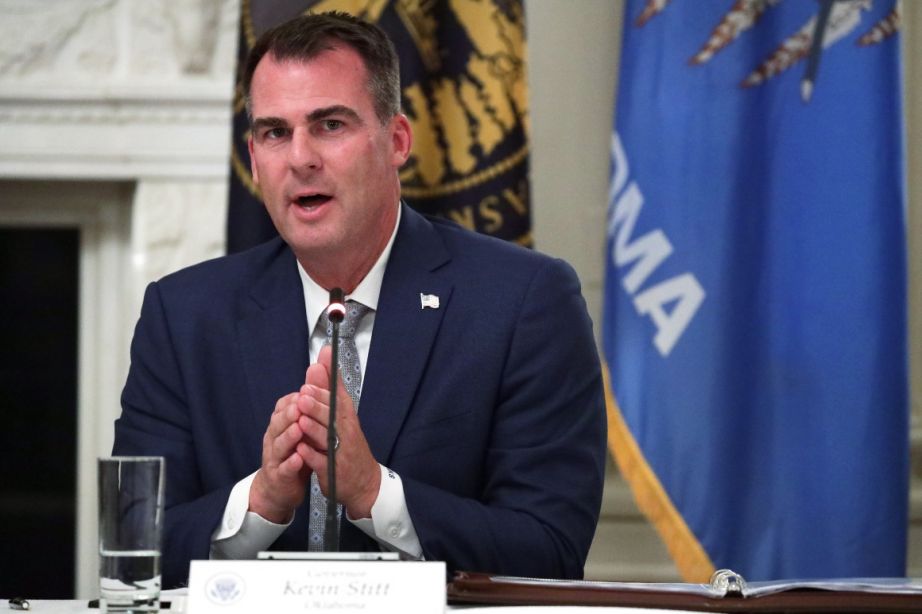 Kevin Stitt said the advisory opinion “rightfully defends parents, education freedom, and religious liberty in Oklahoma.” | Alex Wong/Getty Images