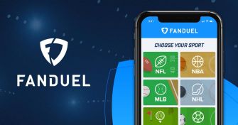 FanDuel mobile app interface displaying various sports options, including MLB.