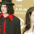 Jack White and Meg White of The White Stripes at the Grammy Awards. Jack White and Meg White of The White Stripes at the Grammy Awards.