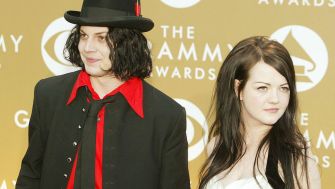 Jack White and Meg White of The White Stripes at the Grammy Awards.