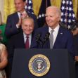 President Biden speaking at an event, surrounded by supporters, announcing new immigration regulations. President Biden speaking at an event, surrounded by supporters, announcing new immigration regulations.