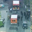 Police and emergency crews respond to Sal Castro Middle School following a shooting on Feb. 1, 2018. (Credit: KTLA)