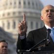 Republican Congressman Louie Gohmert speaking at a podium outside the U.S. Capitol, raising a finger to emphasize his point. Republican Congressman Louie Gohmert speaking at a podium outside the U.S. Capitol, raising a finger to emphasize his point.