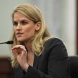 Frances Haugen testifying before a Senate committee about Facebook's impact on teens and the need for transparency in social media platforms. Frances Haugen testifying before a Senate committee about Facebook's impact on teens and the need for transparency in social media platforms.