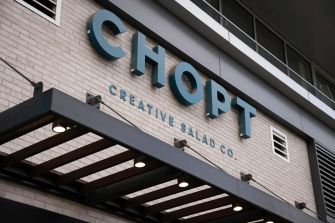 Signage of Chopt Creative Salad Co. restaurant.