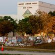 Memorial at Marjory Stoneman Douglas High School, honoring the victims of the 2018 shooting. Memorial at Marjory Stoneman Douglas High School, honoring the victims of the 2018 shooting.