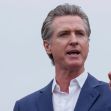 California Governor Gavin Newsom speaking about the newly signed AI safety disclosure law. California Governor Gavin Newsom speaking about the newly signed AI safety disclosure law.