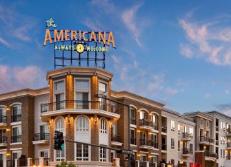 Image of the Americana at Brand shopping center, where a recent legal case regarding premises liability took place.