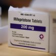 Packaging of mifepristone tablets, a medication used for medical abortion. Packaging of mifepristone tablets, a medication used for medical abortion.