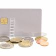 A graphic representation of a credit card with a ladder and coins, symbolizing financial schemes or fraud. A graphic representation of a credit card with a ladder and coins, symbolizing financial schemes or fraud.