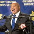 Newly sworn-in Gwinnett County Sheriff Keybo Taylor speaking at a press conference, emphasizing the decision to end the county's involvement in the 287(g) program. Newly sworn-in Gwinnett County Sheriff Keybo Taylor speaking at a press conference, emphasizing the decision to end the county's involvement in the 287(g) program.