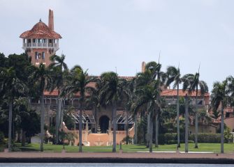 View of Mar-a-Lago, former President Donald Trump's residence in Florida.