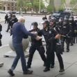 A video shows officers shoving an older man during a Black Lives Matter demonstration in June 2020 in Buffalo, N.Y. Mike Desmond/WBFO via AP