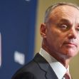 MLB Commissioner Rob Manfred speaking at a press conference regarding the relocation of the 2021 All-Star Game from Georgia to Colorado. MLB Commissioner Rob Manfred speaking at a press conference regarding the relocation of the 2021 All-Star Game from Georgia to Colorado.