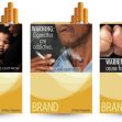 Graphic cigarette warning labels depicting health risks associated with smoking, including images of a baby, an elderly man smoking, and cancerous lungs. Graphic cigarette warning labels depicting health risks associated with smoking, including images of a baby, an elderly man smoking, and cancerous lungs.
