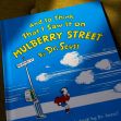 A copy of the book "And to Think That I Saw It on Mulberry Street," by Dr. Seuss