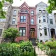Row of historic townhouses in a residential neighborhood in Washington D.C. Row of historic townhouses in a residential neighborhood in Washington D.C.