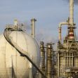 Storage tanks and industrial facilities related to liquefied natural gas (LNG) processing and transport. Storage tanks and industrial facilities related to liquefied natural gas (LNG) processing and transport.
