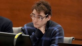 Nikolas Cruz during a court hearing related to the Parkland school shooting case.