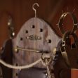 An old torture device with locks and ropes, symbolizing themes of violence and human rights violations. An old torture device with locks and ropes, symbolizing themes of violence and human rights violations.
