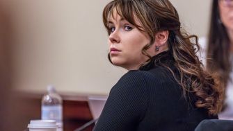 Hannah Gutierrez Reed in court during her trial for involuntary manslaughter related to the death of cinematographer Halyna Hutchins on the set of the film "Rust."