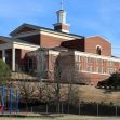 Image of Immanuel Baptist Church in Little Rock, Arkansas, alongside a playground area. Image of Immanuel Baptist Church in Little Rock, Arkansas, alongside a playground area.