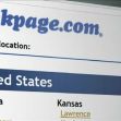 Screenshot of the Backpage.com website homepage, featuring a selection menu for U.S. locations. Screenshot of the Backpage.com website homepage, featuring a selection menu for U.S. locations.