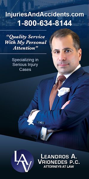 New York Accident Attorney, Leandros A. Vrionedes P.C.