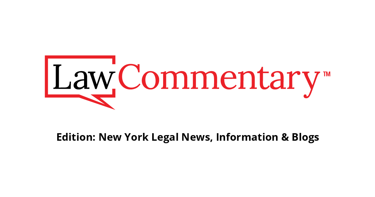 New York | Legal News | Law Commentary
